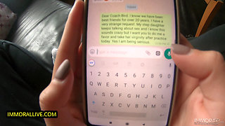 Flexible 18-year-old gymnast cons her coach & stepdad - Mia Split part 1 of 2