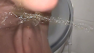 Louisa Washing Her Teeth with Cum and Piss