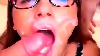 Finnish Cumslut JenKowski Bukkake