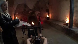 The Object Of Desire Is Immobilized On The Rack And Must