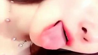 Striptease masturbation