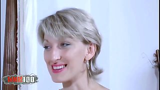 Terry Kemaco Pounds French MILF Estelle Clark in Rough Bedroom Fuck