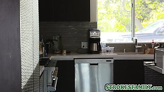 Dirty teen stepsis fucks stud stepbro