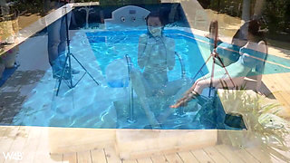 Poolside with Emily