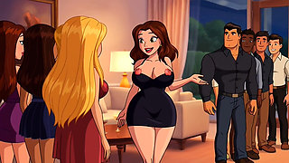 Blind Kiss at Party Ignites Burning Desire and Leads to Steamy Night with My Hot Curvy Roommate Ai Generated