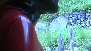 The Vampire Stalks by Daylight in Latex