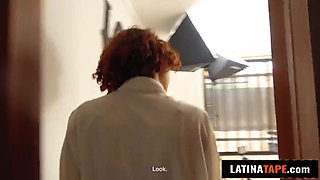 Arya Cats Begs Her Cute Curly Latina Teen for Hard Anal