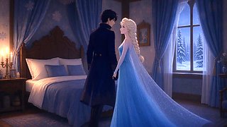 Elsha is unmerciful pummeled by a foreign prince - story in Spanish - AI PORNO