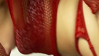 Girls in Hole Scene-3_brunette MILF in Lingerie Enjoys Fucking in Panties in a Glory Hole