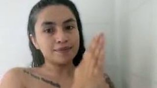 Big boobs milf masturbates with her dildo