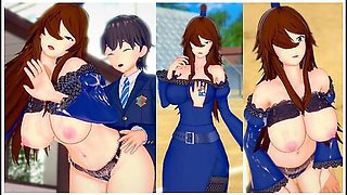 [hentai Game Koikatsu! ]have Sex With Big Tits Naruto Mei Terumi.3dcg Erotic Anime Video