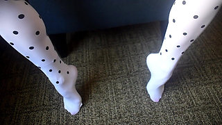 Polka Dot Foot Fetish Starring Dawn Layla