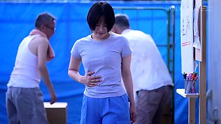 Cock craving Asian housewife fulfills gangbang fantasy