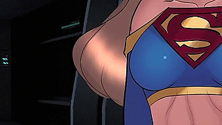 Submissive Wonder-woman Fucked and Creampied by Several Monsters