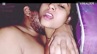 Desi Stepmom Fucked Hard by Step Son in Missionary While Husband is Away - Viral HD Cheating Sex