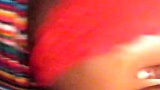 Dirty Diana Gets Her Favorite Red Panties Pulled to the Side