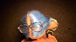 I Suck Him in the Forest and He Cums on My Glasses