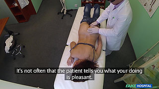 Fake Hospital - Pretty Patient Prepped for Doctor's Oral Medication: a Hot Hospital Encounter
