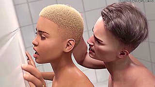Black Milf Teacher Cheats On Her Cuckold Husband With A Young Cock In The College Toilet - Taboo University (steam Game)