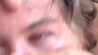 Threesome Heart Plug in My Ass, Pink Toy on My Pussy, Then He Fucked Me Through It