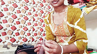 Session 26. Desi Wife Hand Job & Blowjob Her Husband