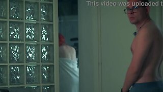 Step Mom Fucks Step Son in Hotel Bed - Creampie Surprise!