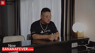 Inked Dragon's Conquest Fat Chinese Guy Scored Hot White Girl AMXF AMWF - BananaFever