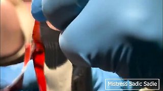Catheter Play With Sadic Sadie: Stretching His Urethra