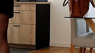 A Dominant Secretary Rebellious Against Her Boss in the Break Room! Mistress Julia