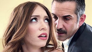 Two guys fucked a hot babe in a steamy mmf threesome