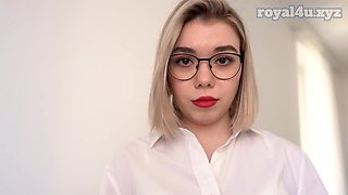 Sexy Skinny Blonde Teacher Fucked Hard
