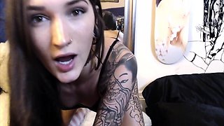 Blonde tight pussy babe solo toy fun in glamour masturbation