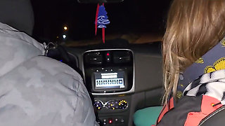 A Double Blowjob in My Friend's Car Dirty Morbid Girls
