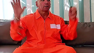 Slutty MILF Cop Catches Escaped Prisoner Then Fucks Him