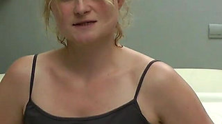 Pretty Blonde Submissive to the Big Black Man