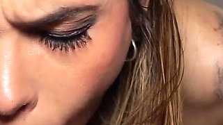 My Slutty Girlfriend Calls Me to Her Room to Suck My Cock - Cum in Mouth