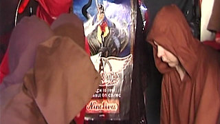 Piss Drenched Pierced Pussy Stuffed with Beads in Ritual