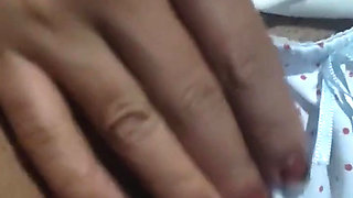 Brand new skinny taking caresses in the beautiful pussy!