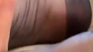 Horny Jerking off in the Stockings