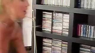 Blonde teen Kyra getting ass fucked by bosses for better position