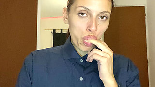 The Slutty Secretary Infallibly Relieves Her Boss's Stress