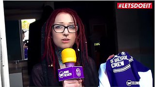 Conny Dachs - Redhead Rasta German Girl Fucked In The Bathroom By Step Daddy