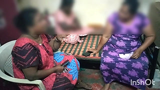 Three Aunty Hot Discussion