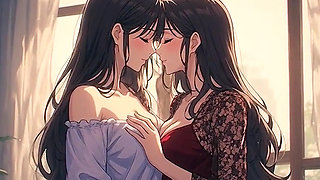 AI Generated Kissing Cartoon content, Uncensored video of 18 Year old Anime Girl, 3D Porn Cartoon on closeup by Kiidzy Animates
