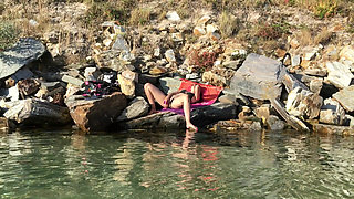Masturbation on the Beach