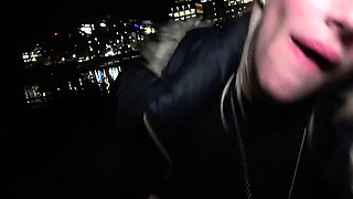 Cockhungry inked blonde enjoys hard fuck