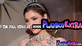 Nude young girl raunchy invites you for a party