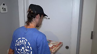 BBW Merce Palau Fucks The 18yo Pizza Delivery Boy
