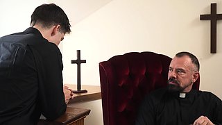 Gay Catholic sex between two priests!