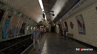 Neon Dreams When the City Chooses You - Hot futa fucks hard her sexy busty slave in the basement